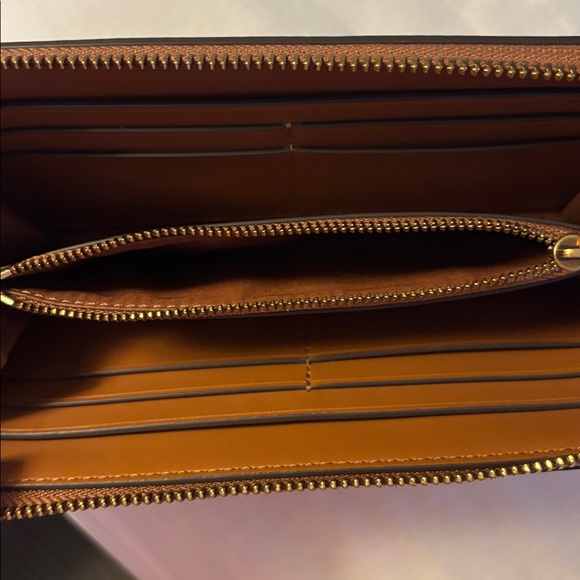 Tory Burch Brown Wristlet with Circular Accents - Picture 8 of 8